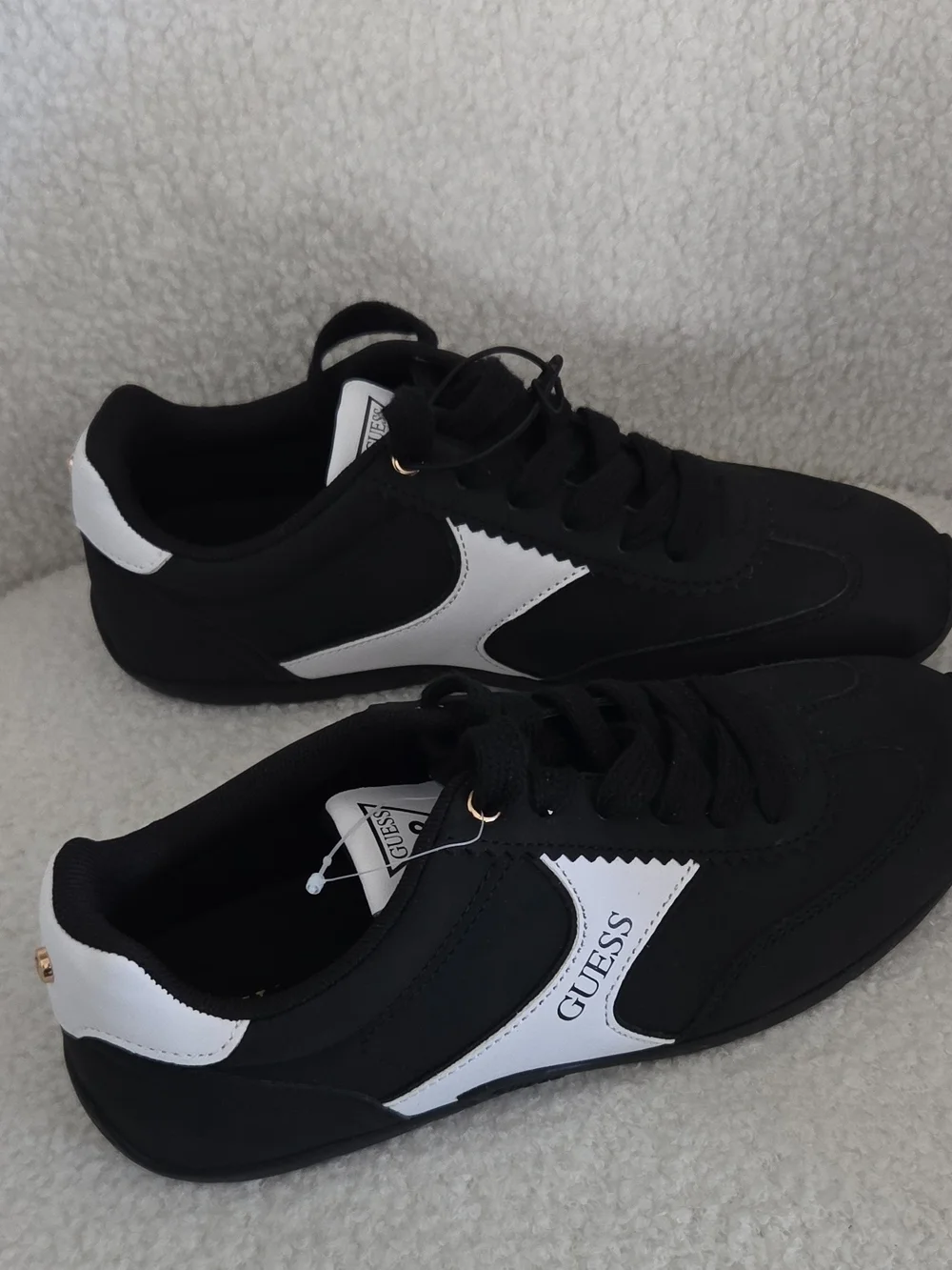 GUESS Women's Black & White Athletic Sneakers